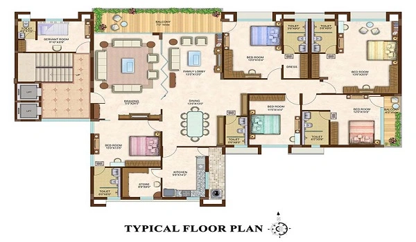 Featured Image of 5 BHK Floor Plan