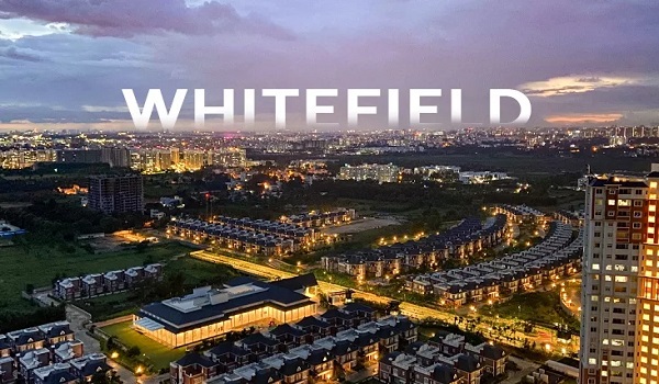 The bustling skyline of Whitefield Bangalore featuring major IT parks