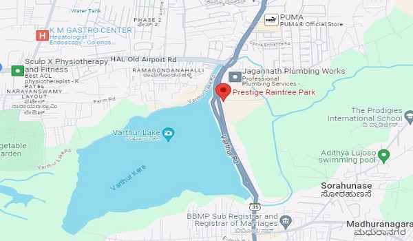 Featured Image of Prestige Raintree Park Map