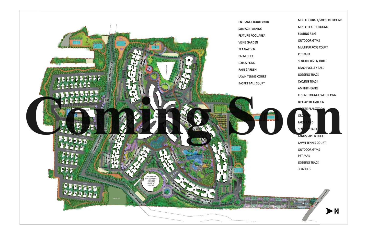 Prestige Augusta Golf Villa Master Plan